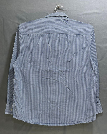 Calvin Klein Blue Cotton Shirt For Men L