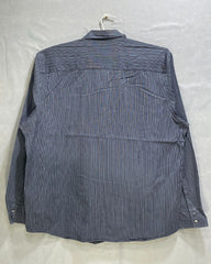 Calvin Klein Blue Cotton Shirt For Men XL