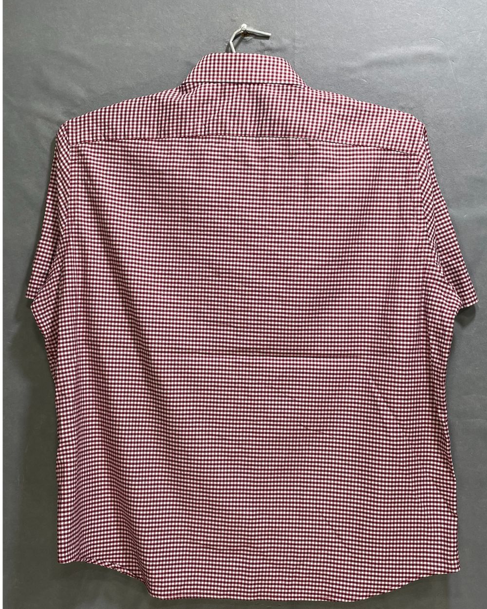 Tommy Hilfiger Maroon Cotton Shirt For Men L