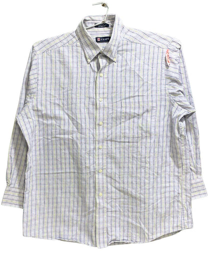 Chaps Purple Cotton Shirt For Men L