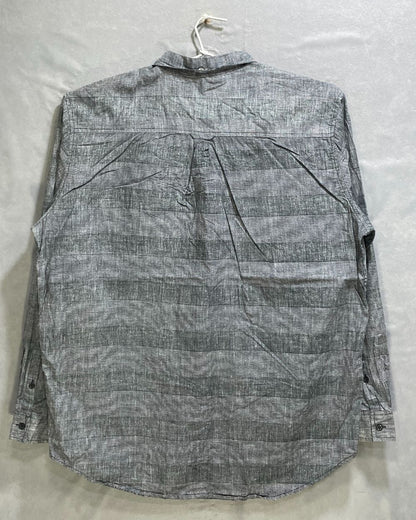 Hurley Gray Cotton Shirt For Men XL