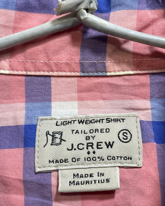 J.Crew Pink Cotton Shirt For Men S