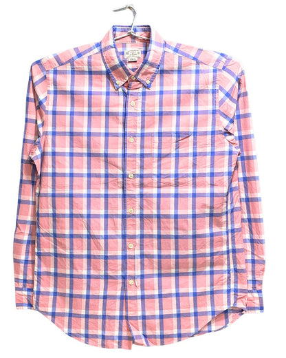 J.Crew Pink Cotton Shirt For Men S