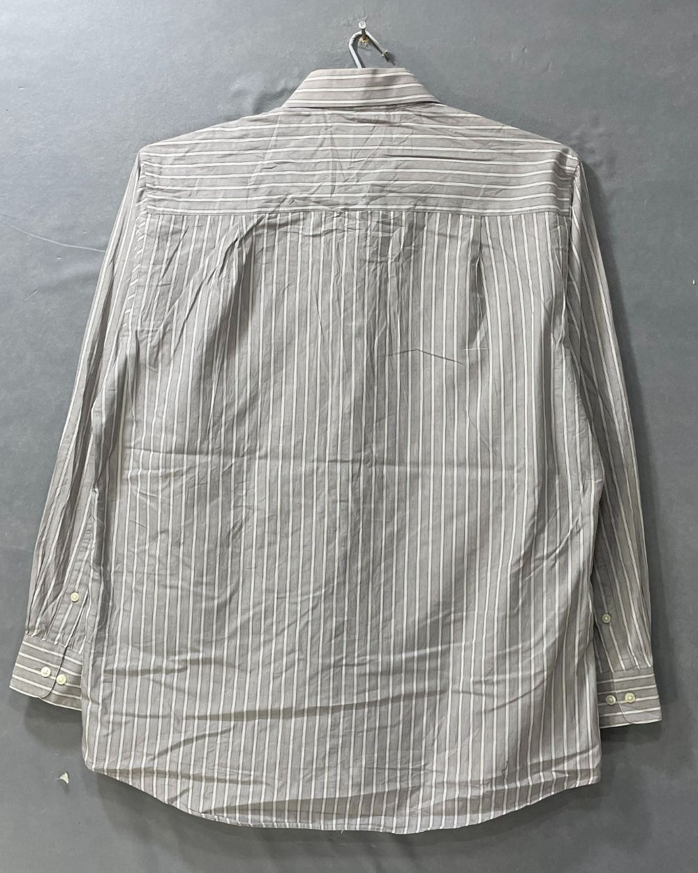 Calvin Klein Gray Cotton Shirt For Men L