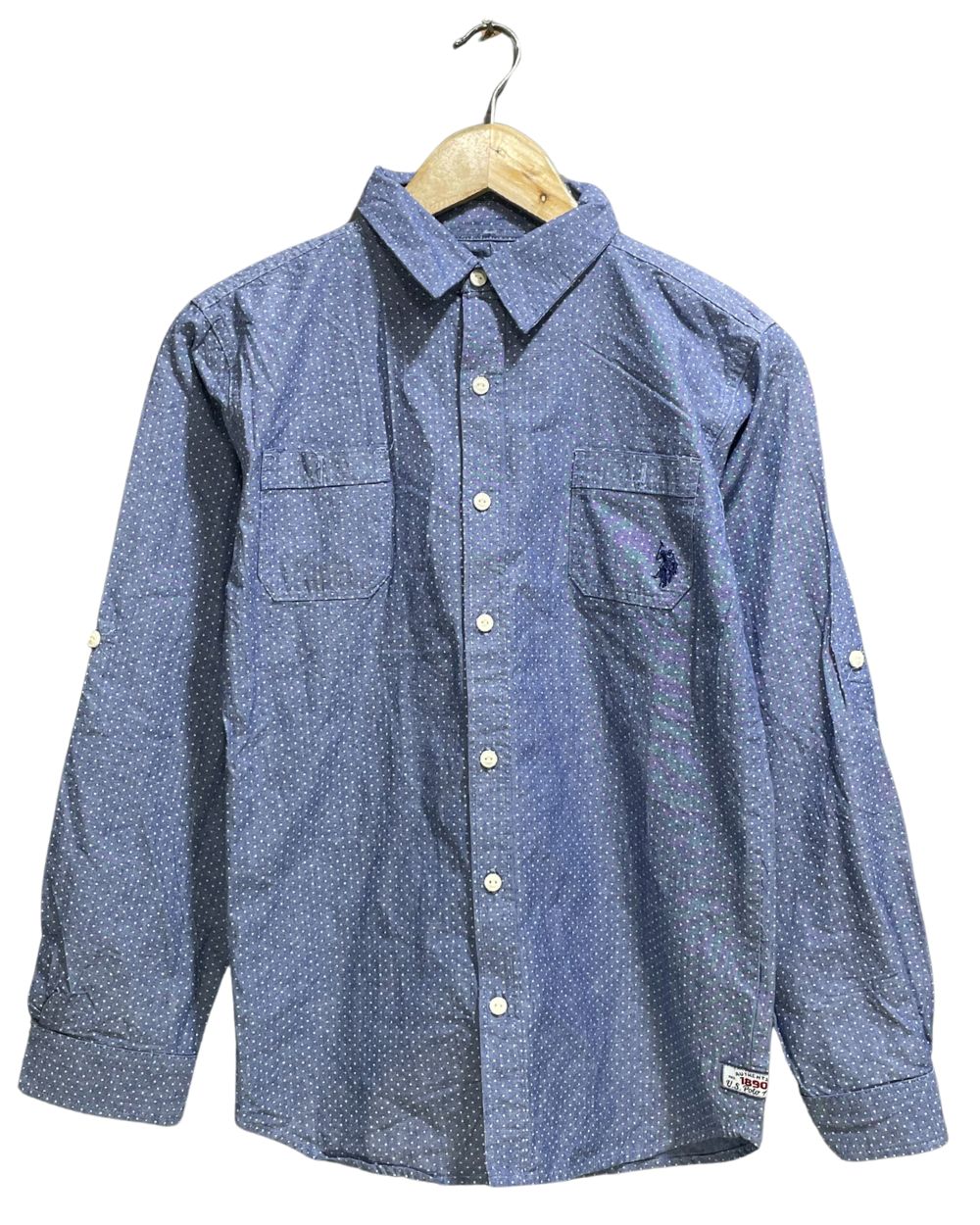 U.S. Polo Assn Blue Shirt For Boys 16 Years | Preloved Labels