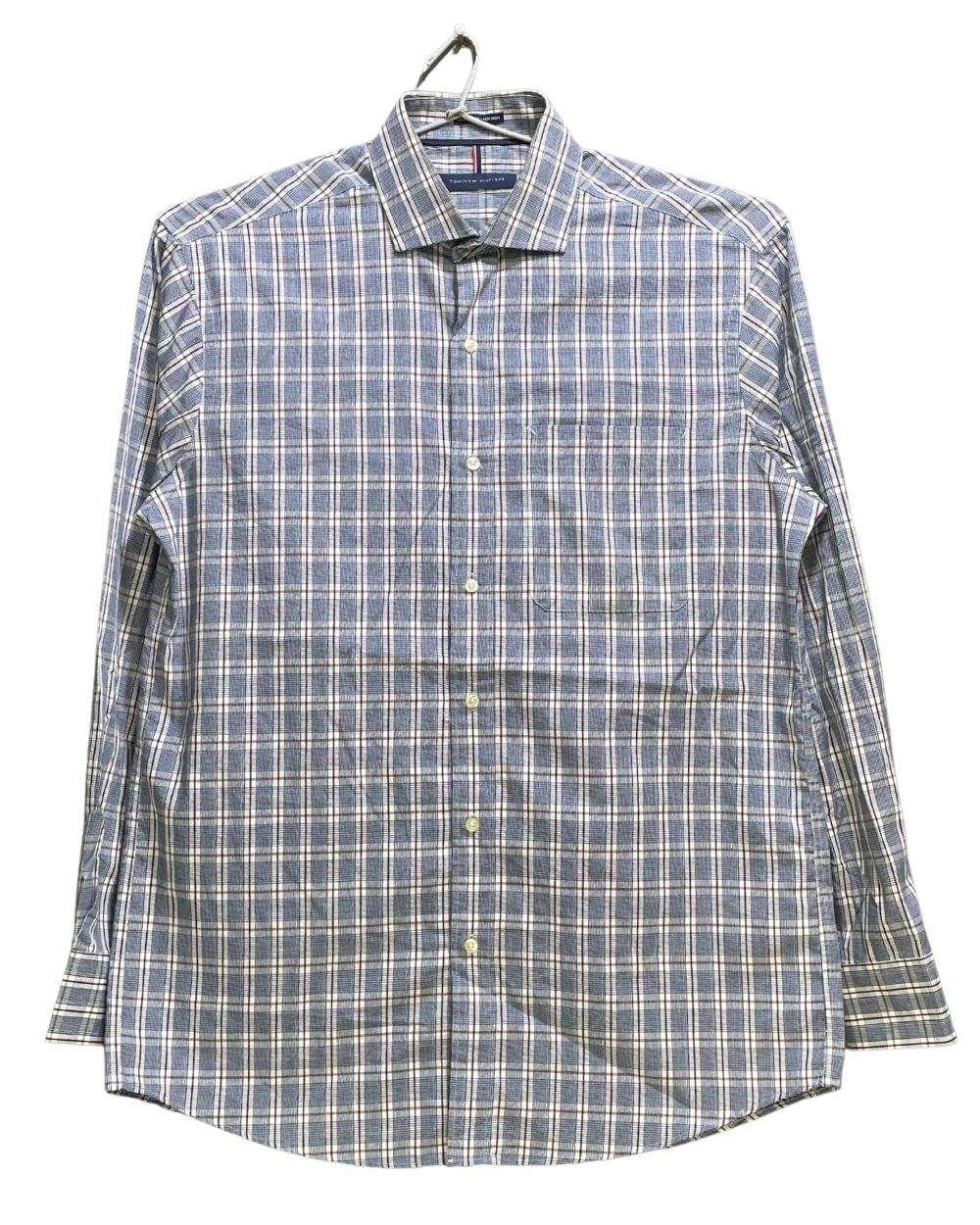 Tommy Hilfiger Blue Cotton Shirt For Men Medium | Preloved Labels