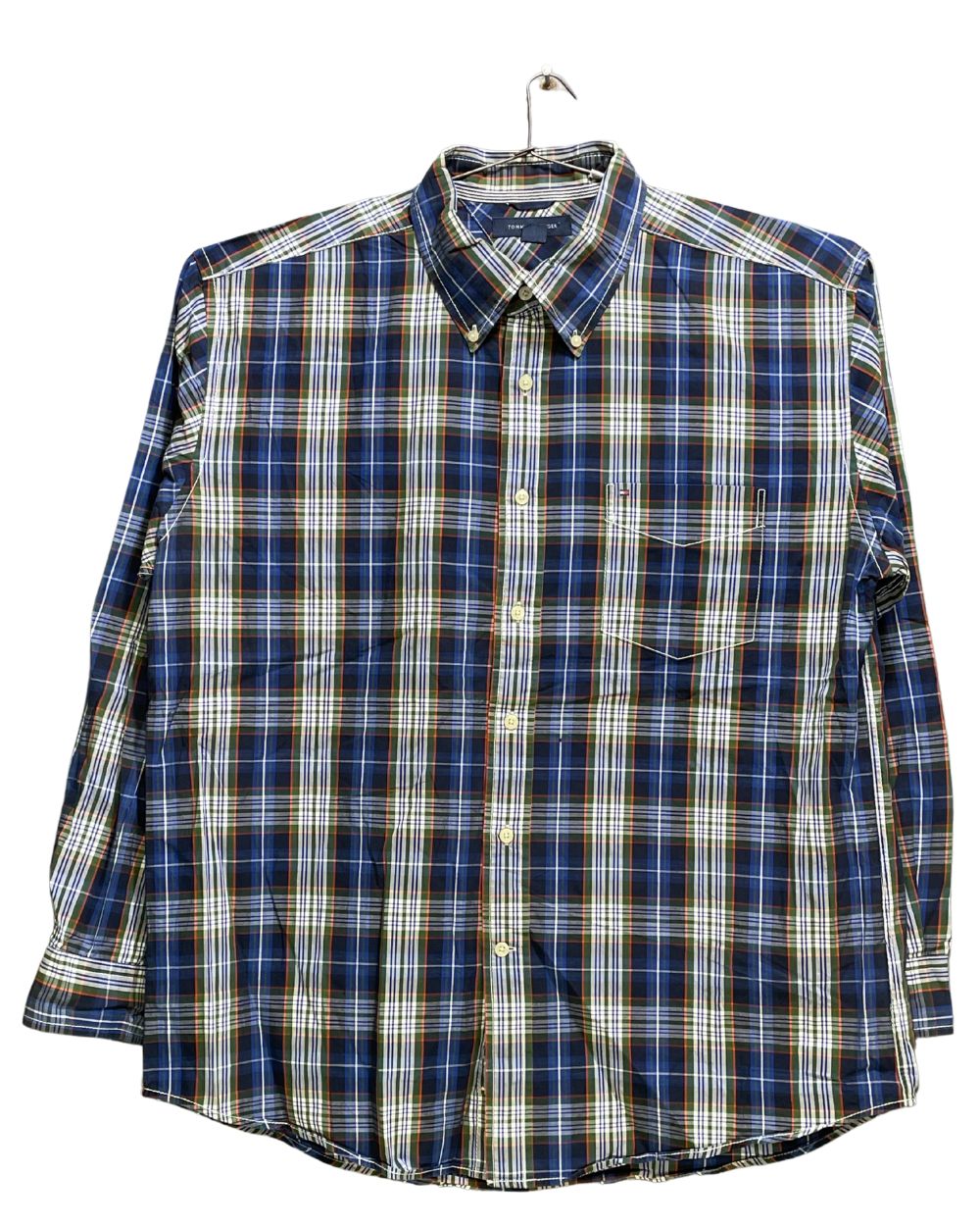 Tommy Hilfiger Blue Cotton Shirt For Men X L | Preloved Labels