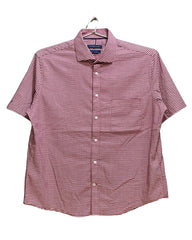 Tommy Hilfiger Red Cotton Shirt For Men L