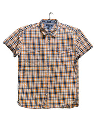 Tommy Hilfiger Orange Cotton Shirt For Men XXL | Preloved Labels