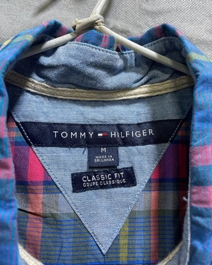 Tommy Hilfiger Blue Cotton Shirt For Men Medium | Preloved Labels