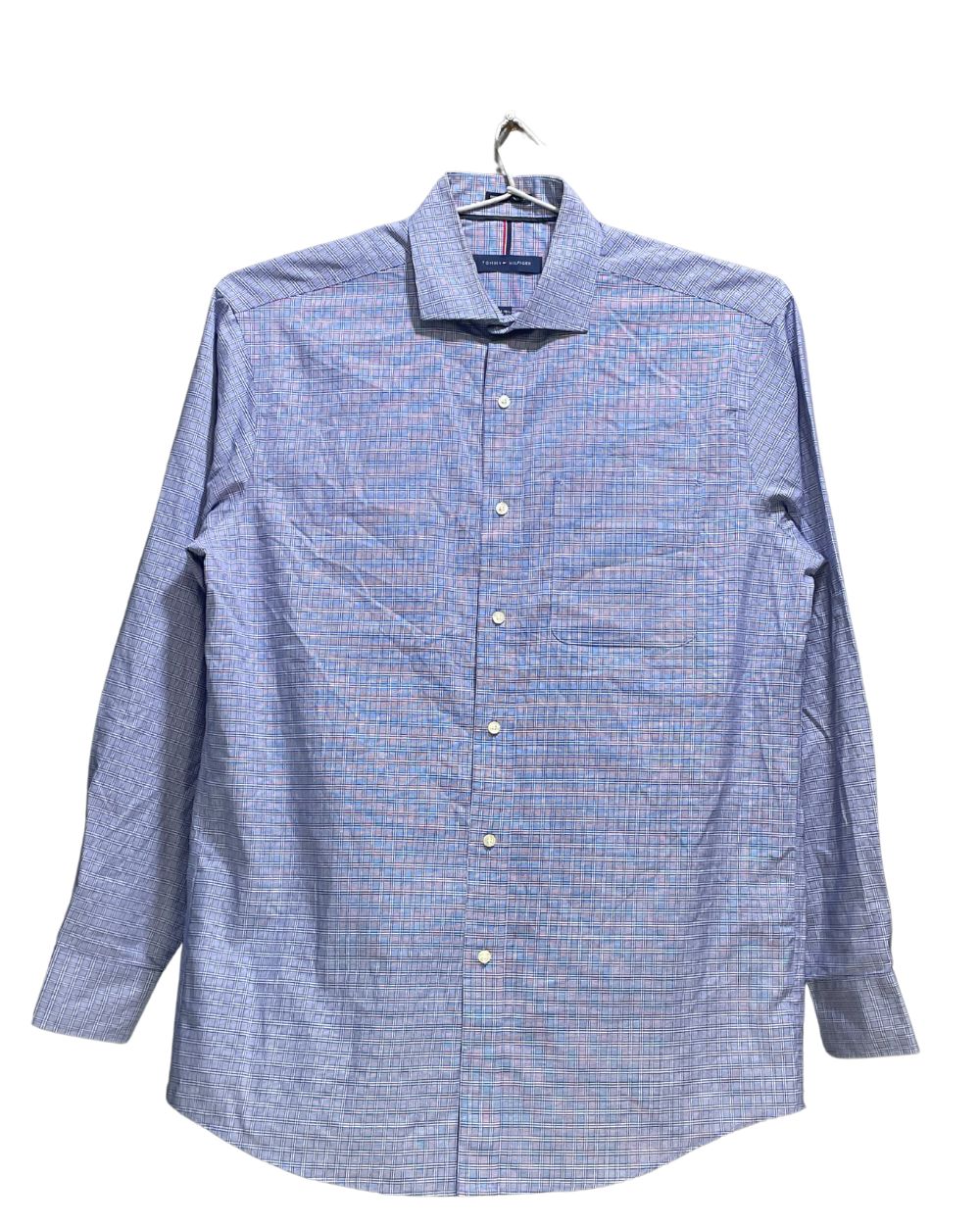 Tommy Hilfiger Blue Cotton Shirt For Men Medium | Preloved Labels