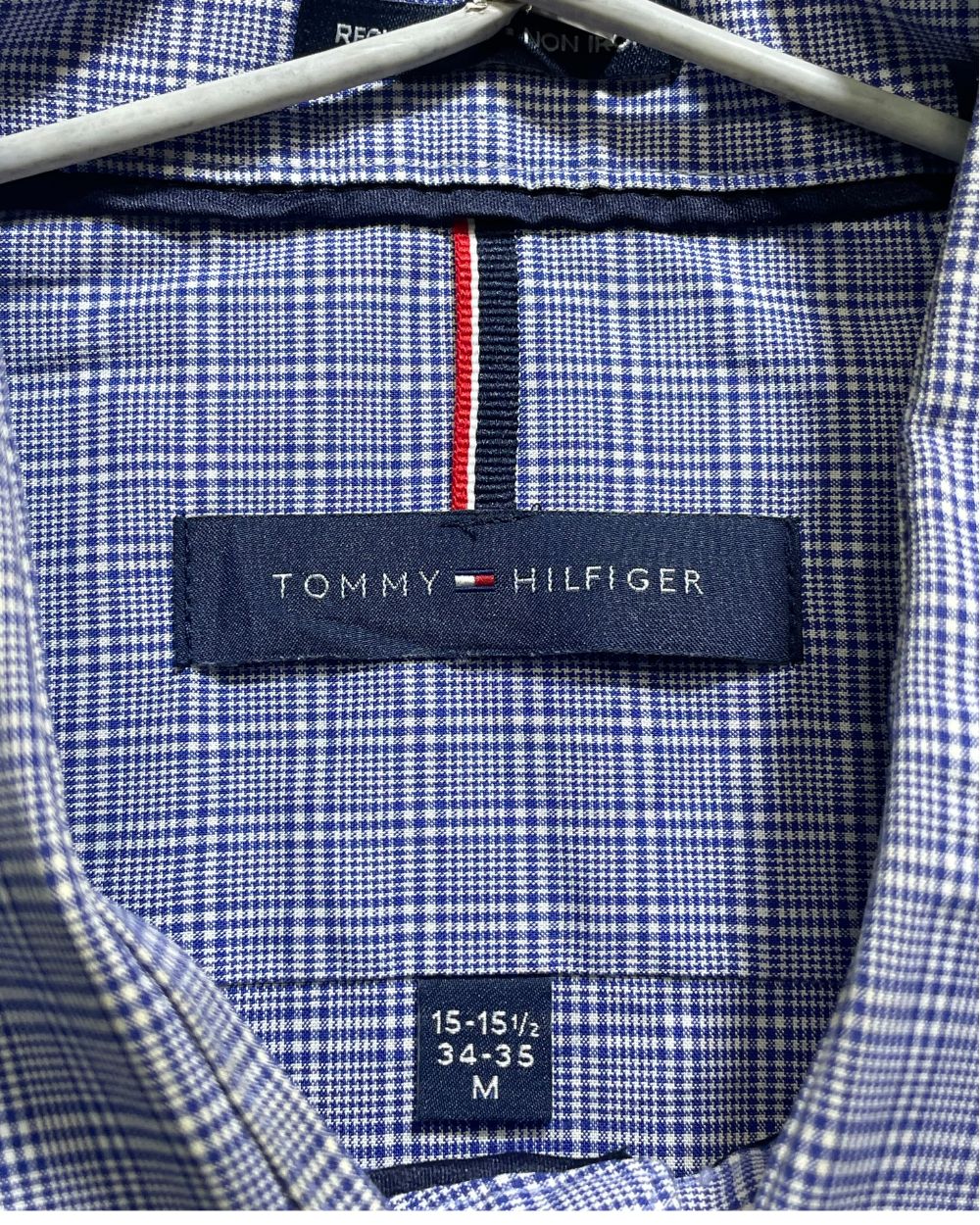 Tommy Hilfiger Blue Cotton Shirt For Men Medium | Preloved Labels