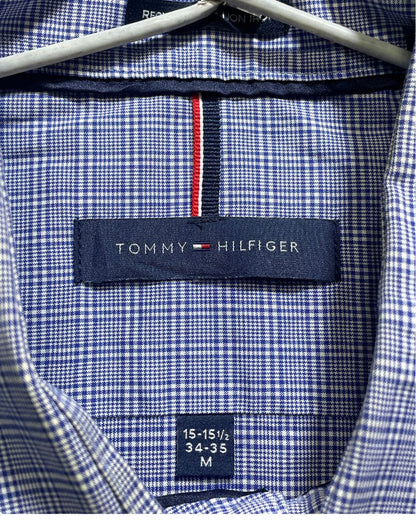 Tommy Hilfiger Blue Cotton Shirt For Men Medium | Preloved Labels