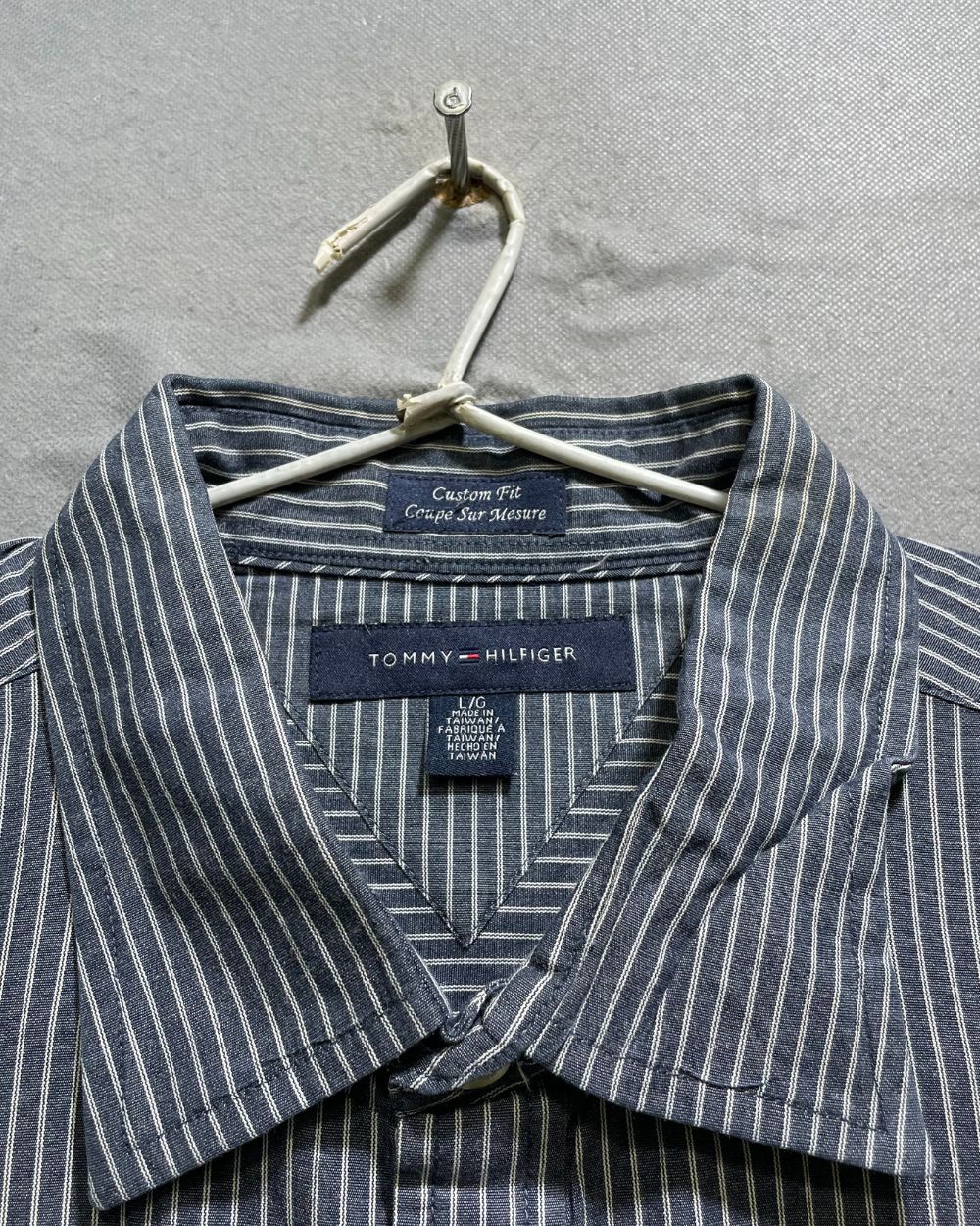 Tommy Hilfiger Gray Shirt For Men M | Preloved Labels