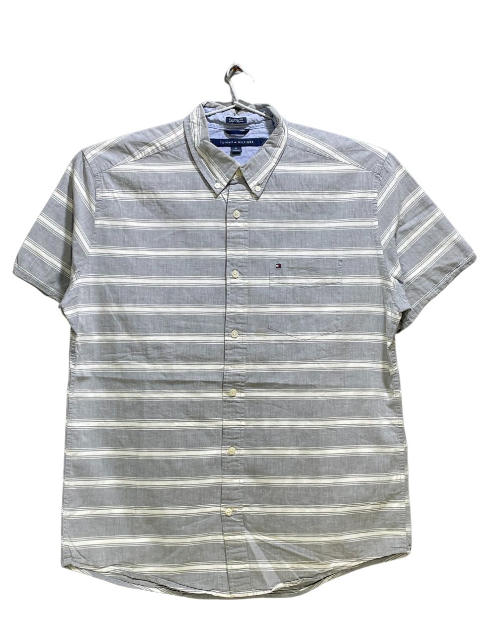 Tommy Hilfiger Gray Shirt For Men M | Preloved Labels