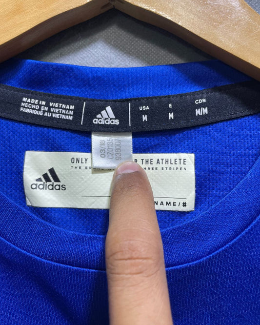 Adidas Blue Sport For Men T Shirt Medium | Preloved Labels