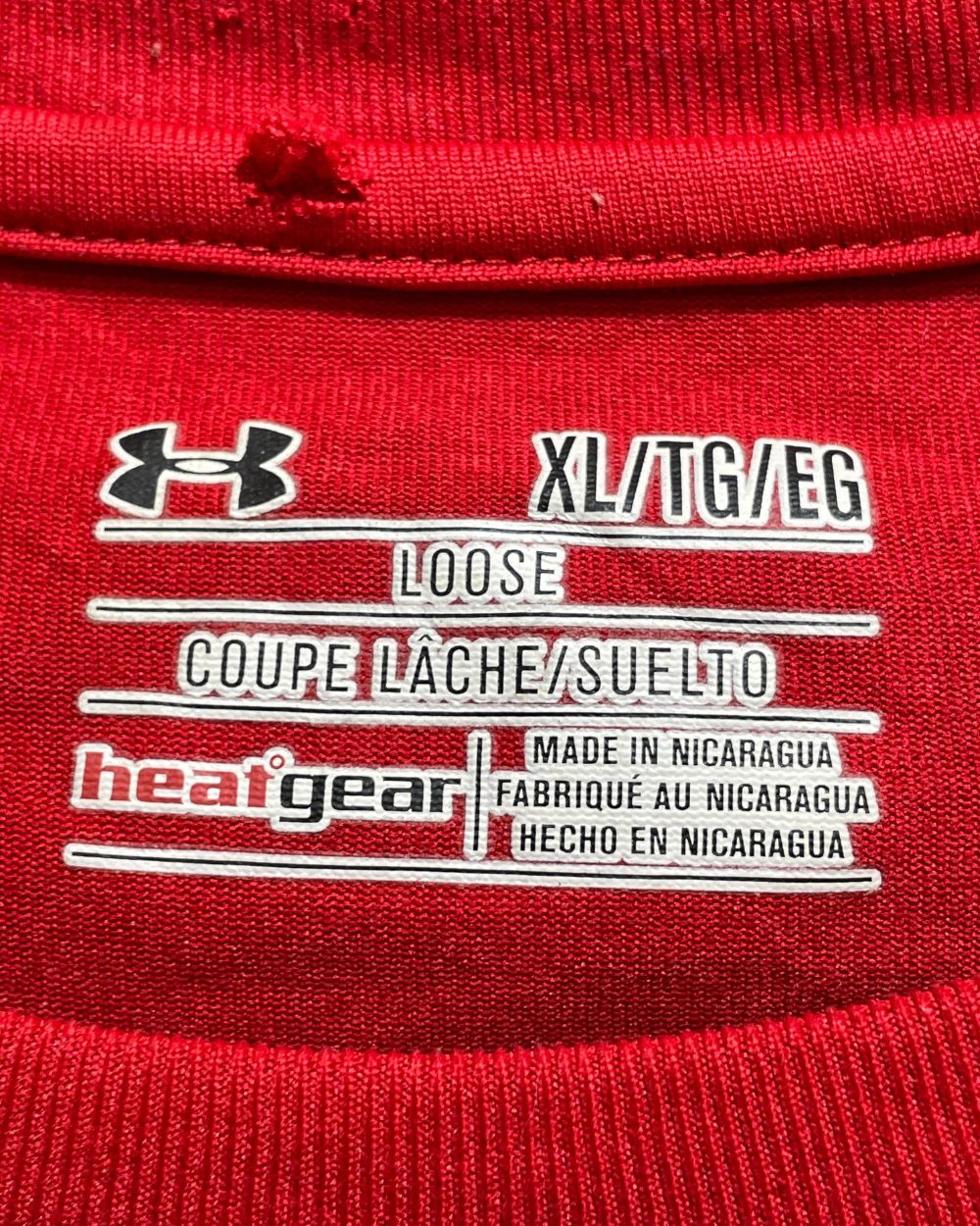 Under Armour Red Sport For Men T Shirt X Large | Preloved Labels