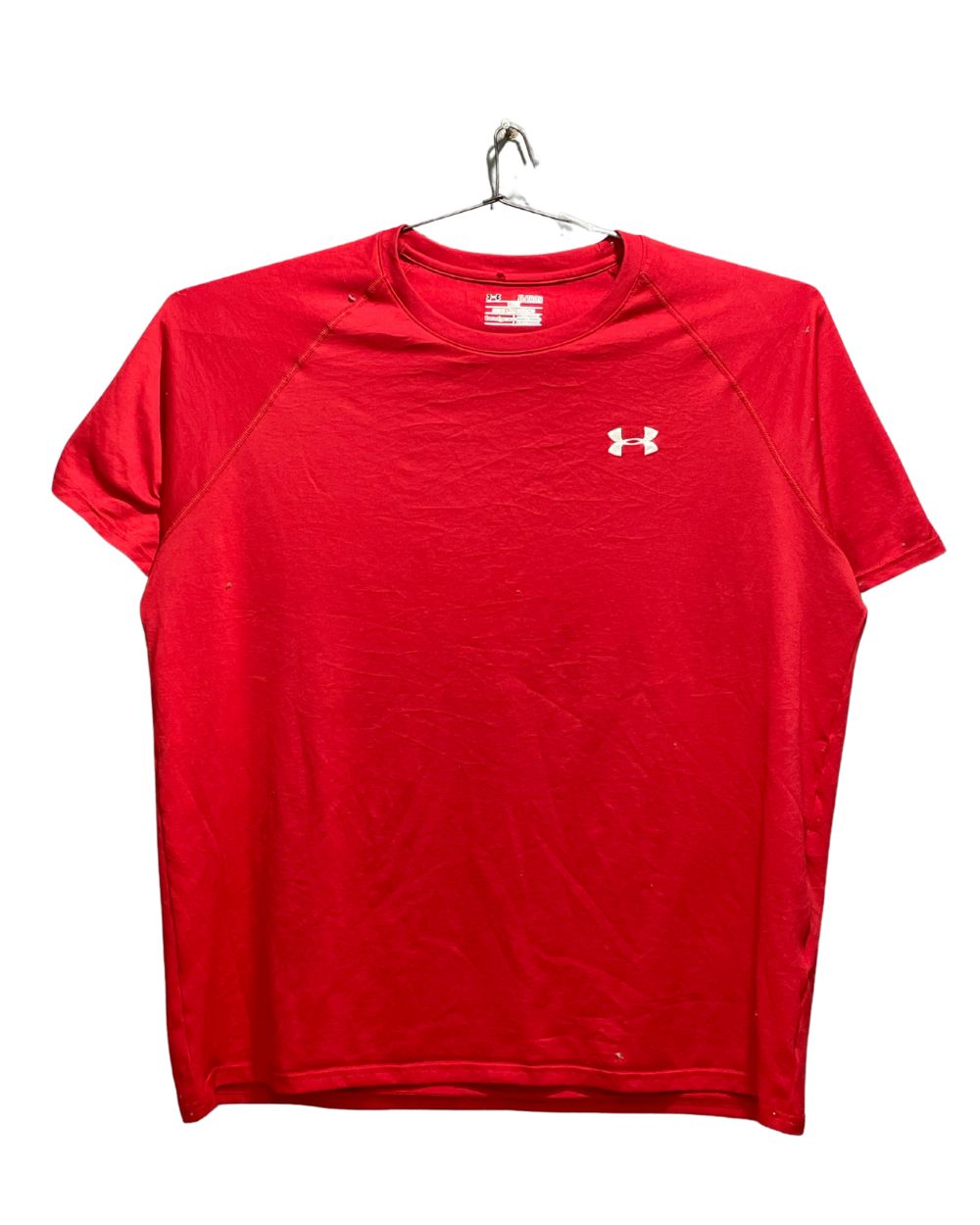 Under Armour Red Sport For Men T Shirt X Large | Preloved Labels