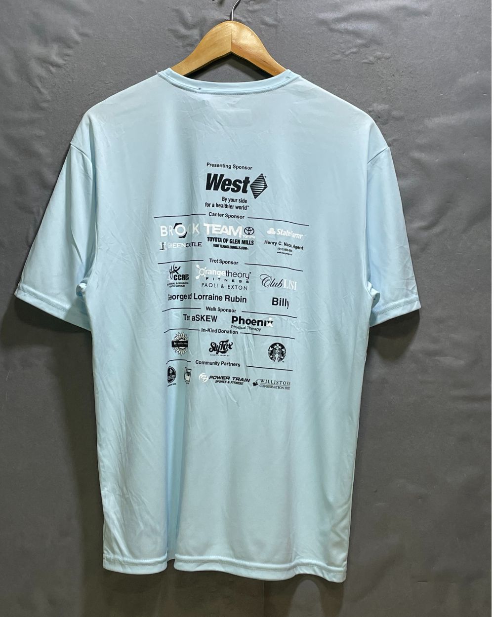 A4 Blue For Men Sports T Shirt Medium | Preloved Labels