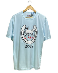 A4 Blue For Men Sports T Shirt Medium