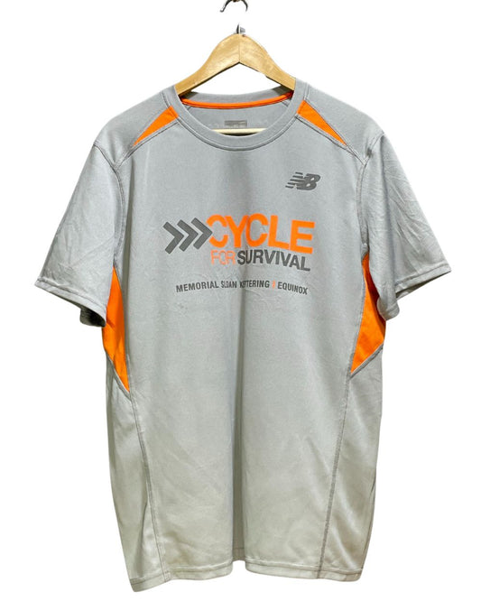 New Balance Gray For Men Sports T Shirt Large | Preloved Labels