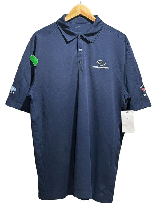 Nike Blue Sport Polo T Shirt For Men Large | Preloved Labels
