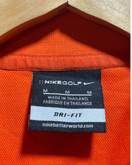 Nike Orange Sport Polo T Shirt For Men Medium | Preloved Labels
