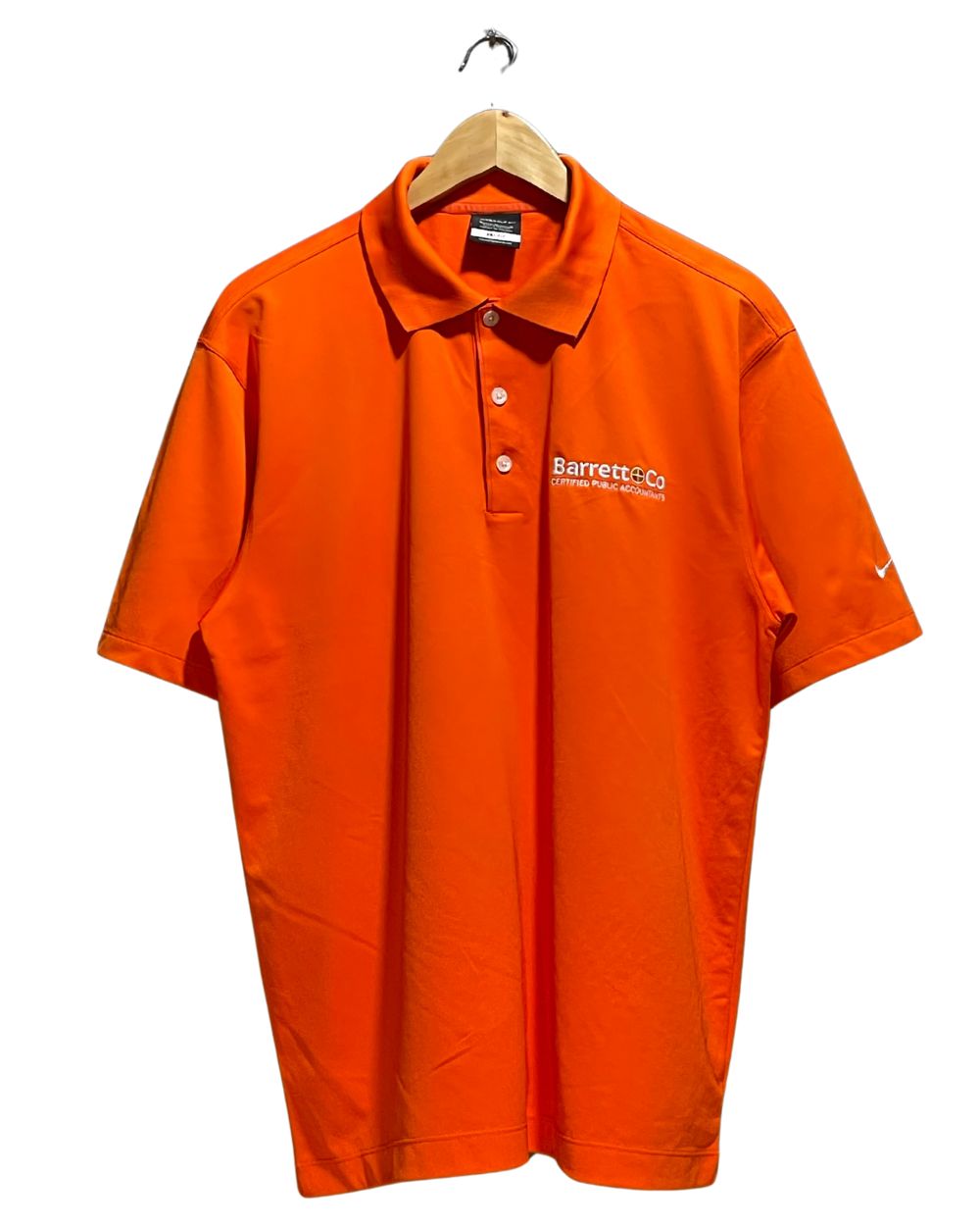 Nike Orange Sport Polo T Shirt For Men Medium | Preloved Labels