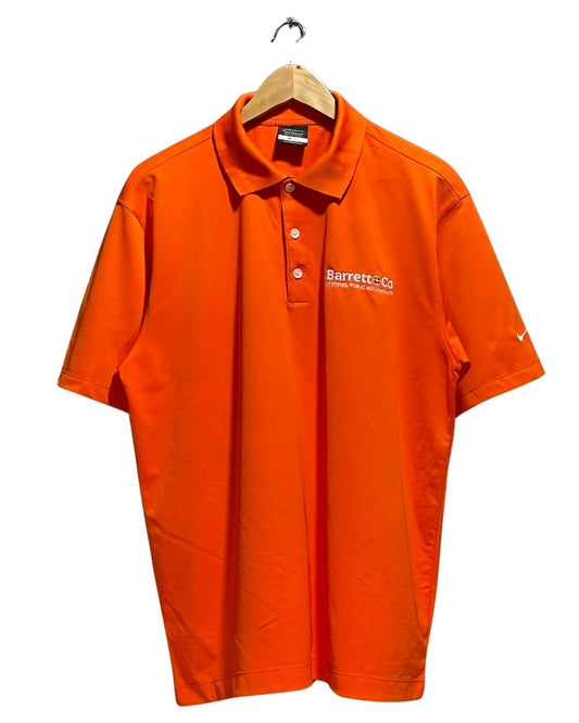 Nike Orange Sport Polo T Shirt For Men Medium | Preloved Labels