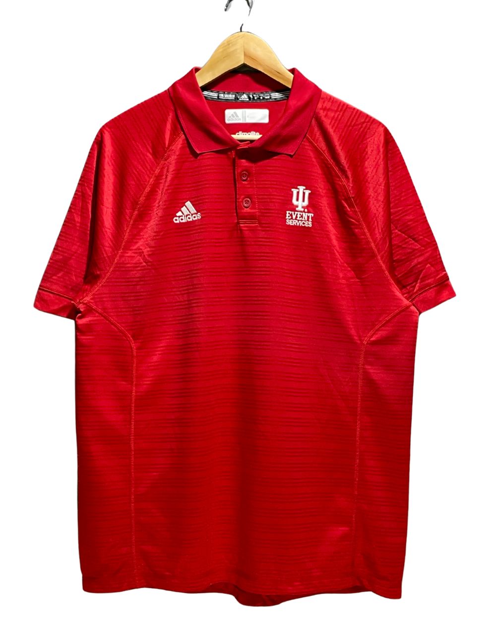 Adidas Red Sport Polo T Shirt For Men Medium | Preloved Labels
