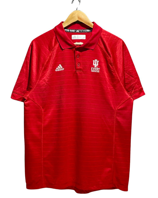 Adidas Red Sport Polo T Shirt For Men Medium | Preloved Labels