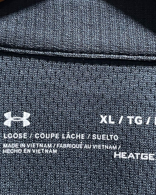 Under Armour Black Sport Polo T Shirt For Men X Large | Preloved Labels