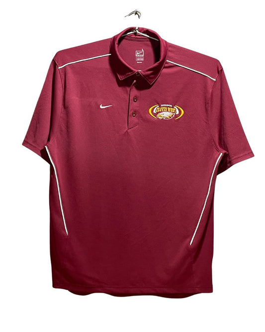 Nike Redish Brown Sport Polo T Shirt For Men Large | Preloved Labels