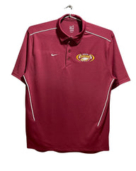 Nike Redish Brown Sport Polo T Shirt For Men Large