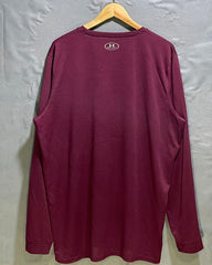 Under Armour Maroon For Men Sports T Shirt X Large | Preloved Labels