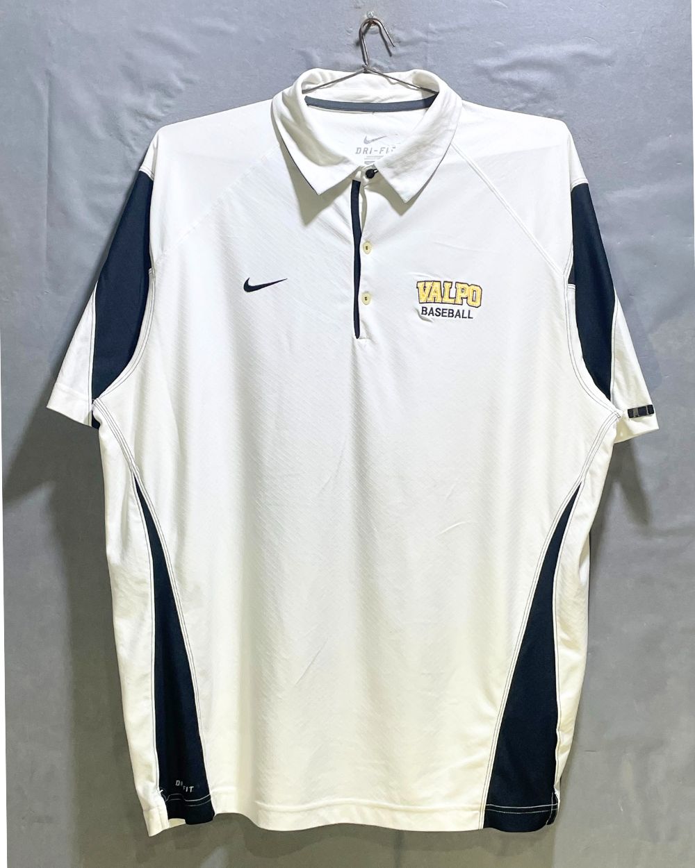 Nike Dri Fit White Sport Polo T Shirt For Men XX Large | Preloved Labels