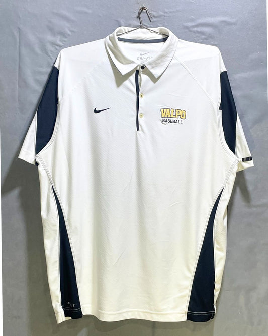 Nike Dri Fit White Sport Polo T Shirt For Men XX Large | Preloved Labels