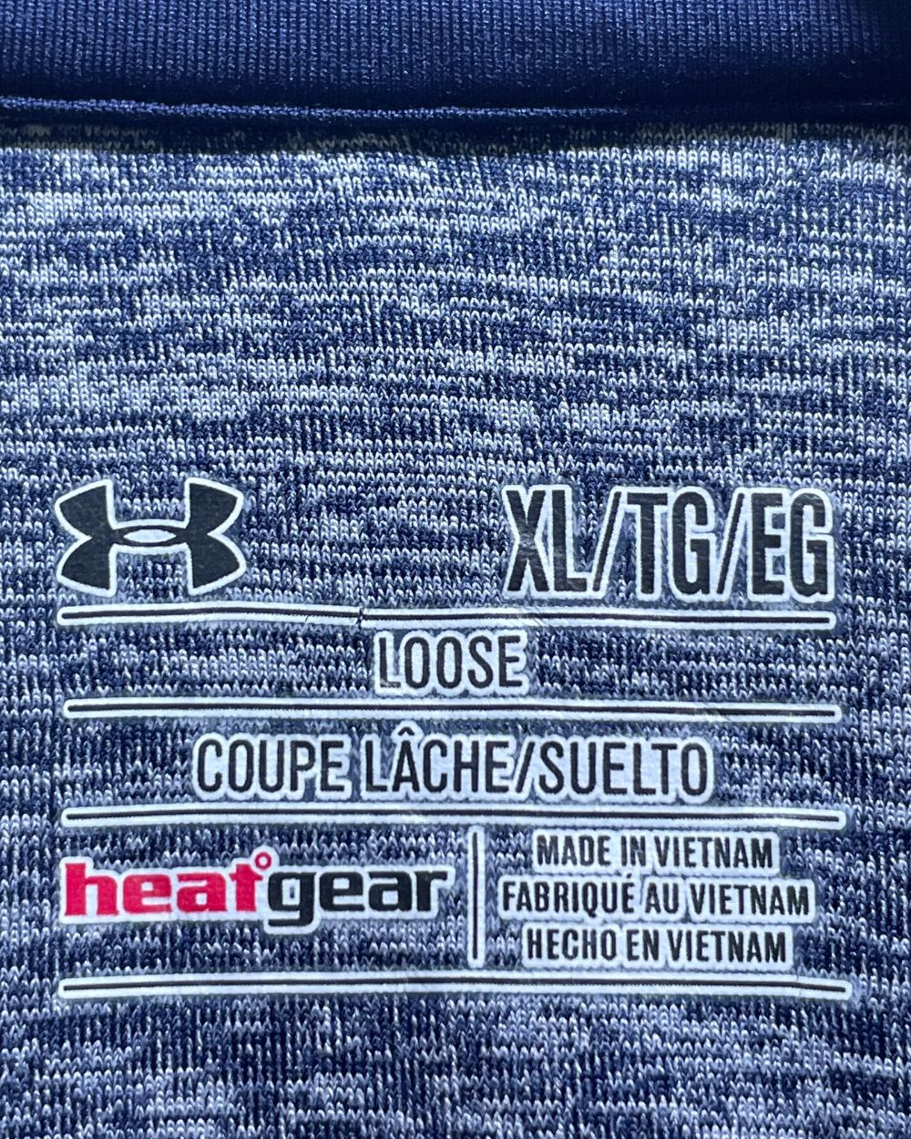 Under Armour Blue Sport Polo T Shirt For Men Large | Preloved Labels