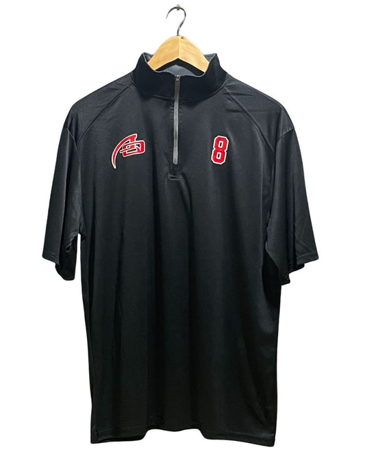 Badger Black Polyester Sport Polo T Shirt For Men Large | Preloved Labels
