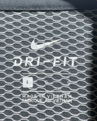 Nike Gray Polyester Sport Polo T Shirt For Men Large | Preloved Labels