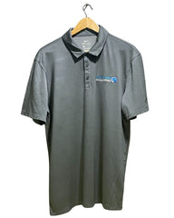 Nike Gray Polyester Sport Polo T Shirt For Men Large | Preloved Labels