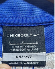 Nike Golf Blue Polyester Sport Polo T Shirt For Men Large | Preloved Labels