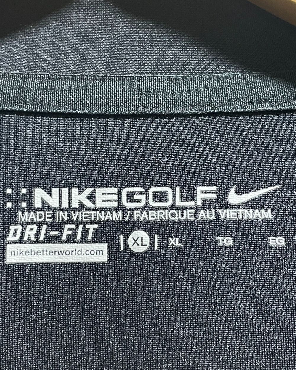 Nike Black Polyester Sport Polo T Shirt For Men X Large | Preloved Labels