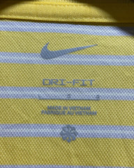 Nike Yellow Sport Polo T Shirt For Men Large