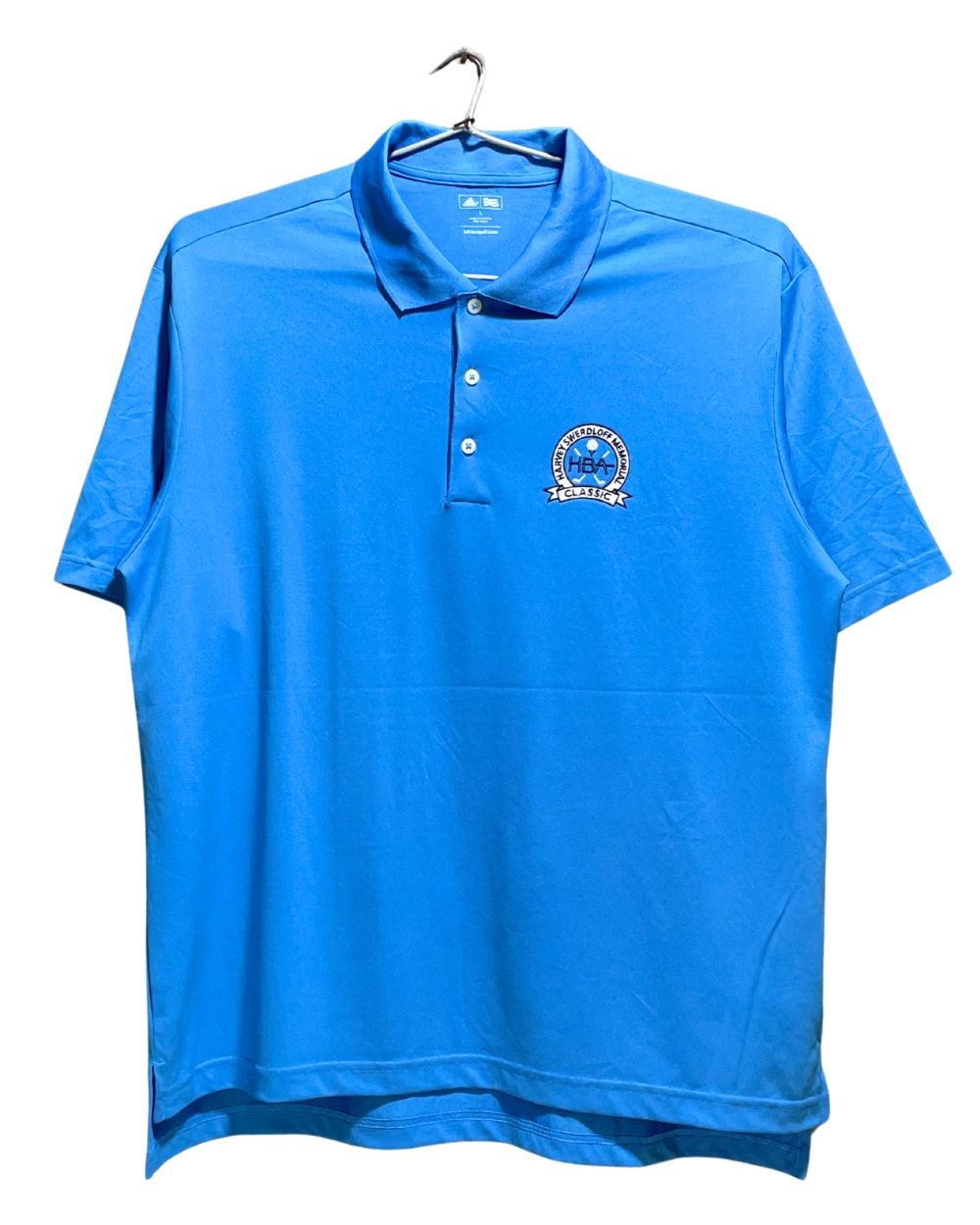 Adidas Blue Sport Polo T Shirt For Men Large | Preloved Labels
