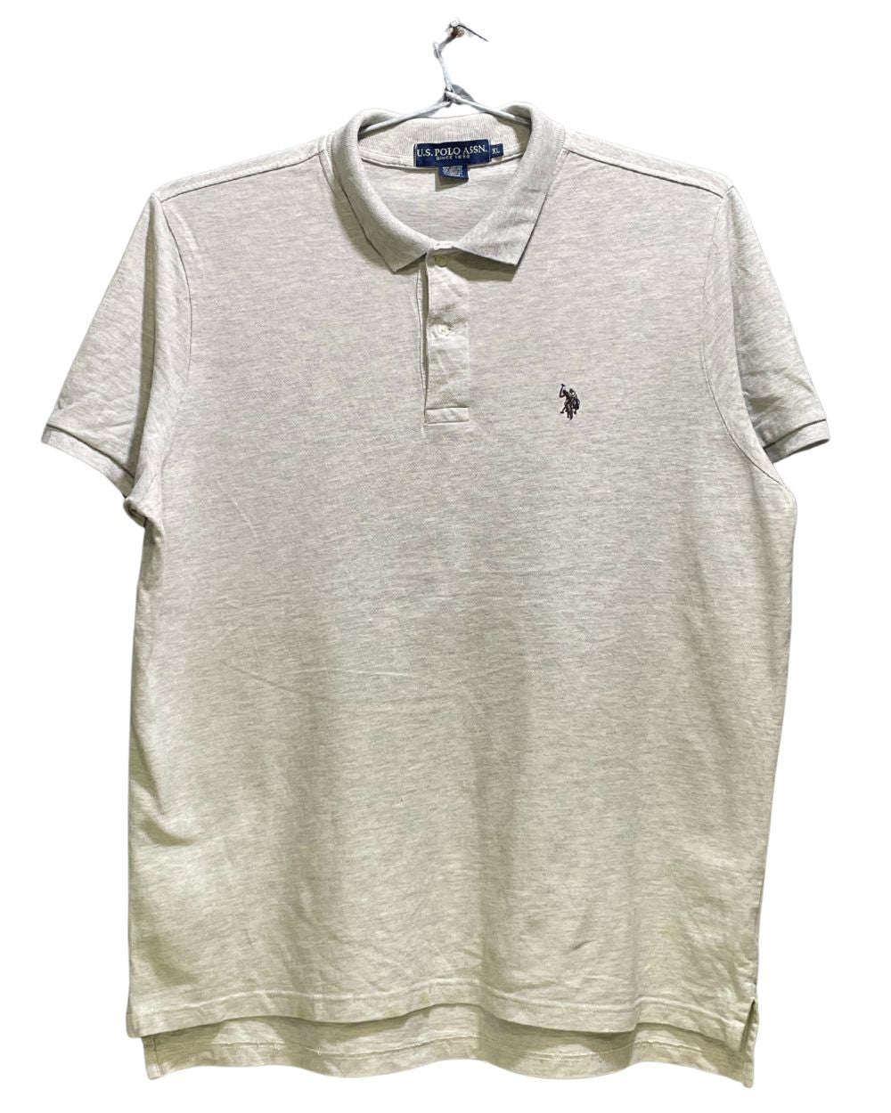 Polo Ralph Lauren Cream Polo T Shirt For Men X Large | Preloved Labels