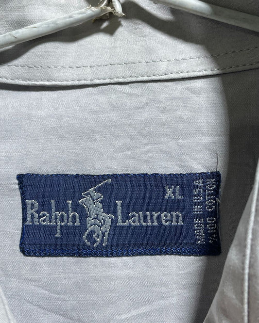 Polo Ralph Lauren Gray Cotton Shirt For Men XL | Preloved Labels