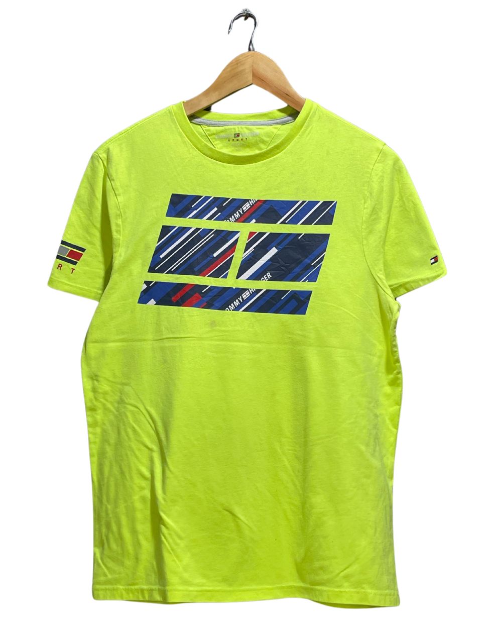 Tommy Hilfiger Green T Shirt For Men Small | Preloved Labels