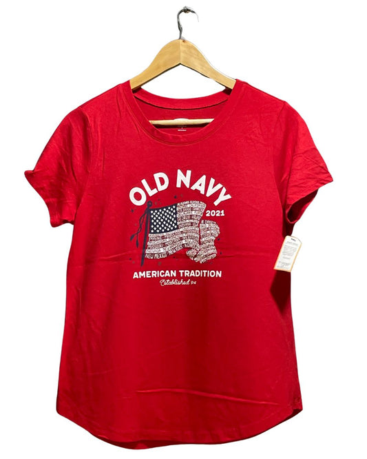 Old Navy Red T Shirt For Men Small | Preloved Labels