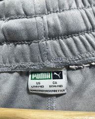 Puma Gray Sports Short For Men Large